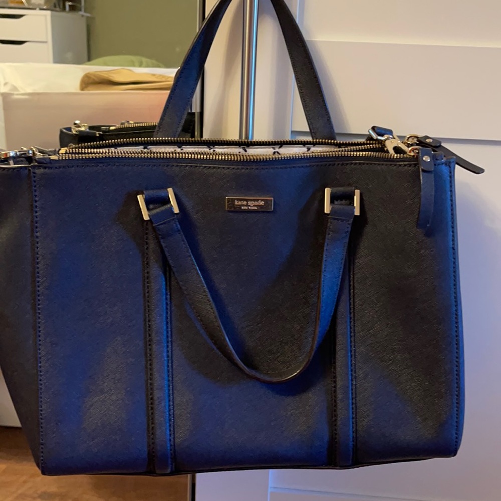 Kate Spade Navy Blue Work Tote
